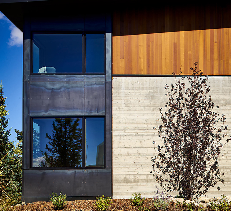 Ridge exterior detail